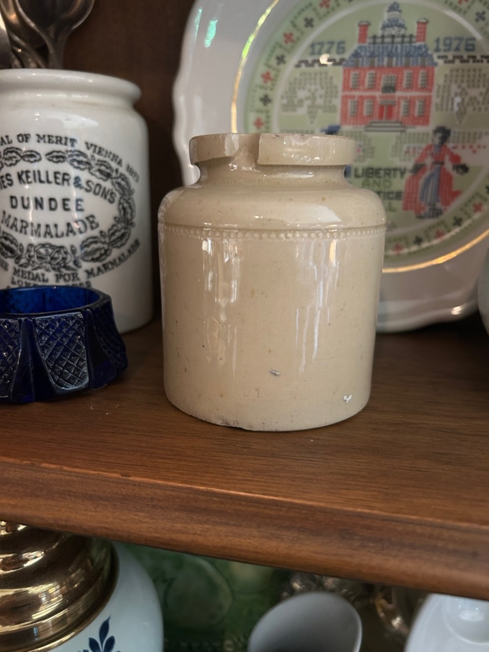 Antique Caviar Crock from England